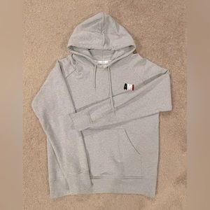 Men’s AMI heather grey hoodie.  Size XL